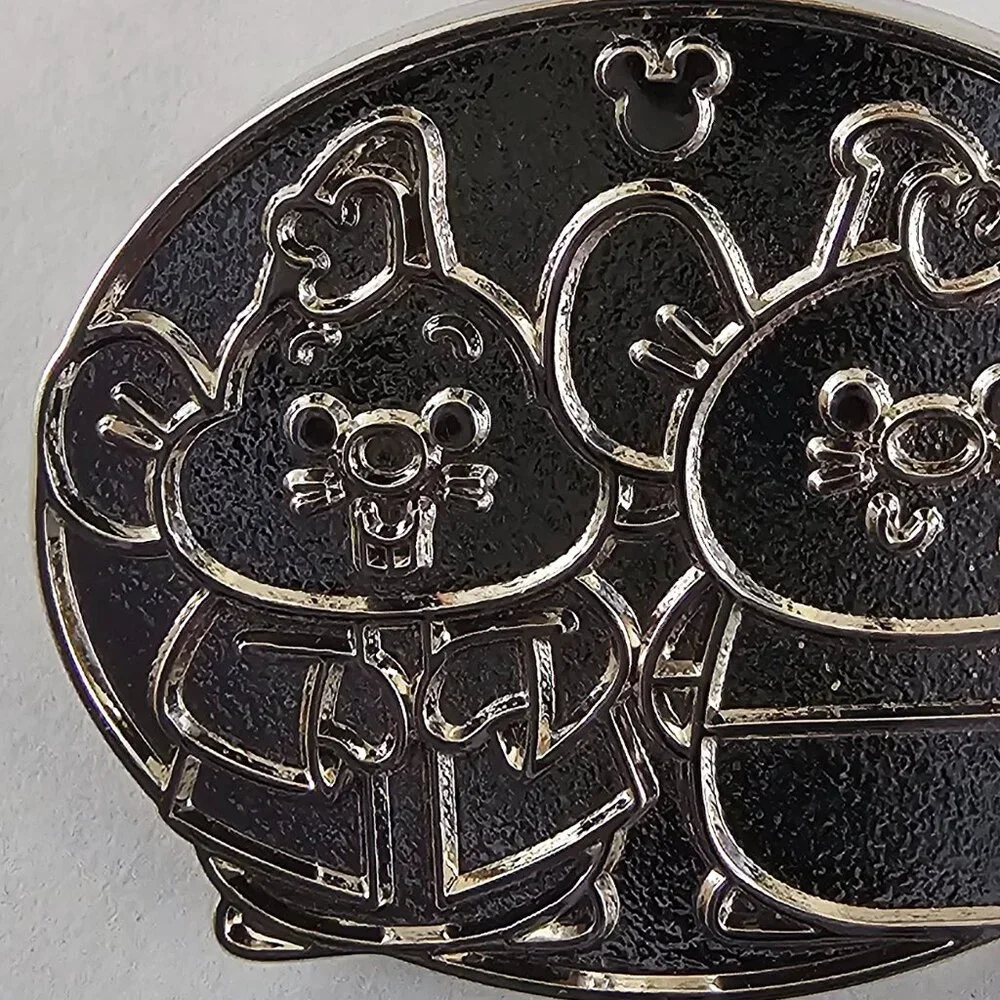 DISNEY Pin Trading ~ Best Friends ~ Jaq & Gus Gus ~ Hidden Mickey ~ 2019 ~ P03 - Picture 2 of 11